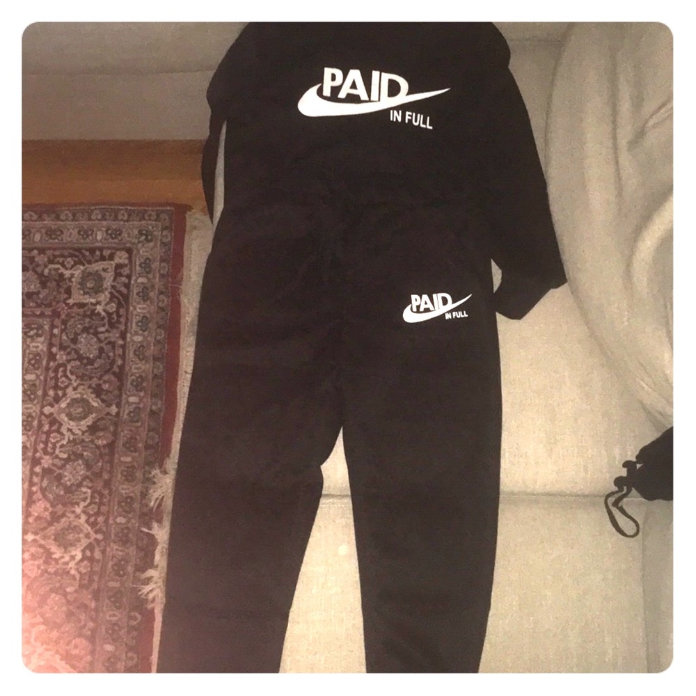 Matching sweatsuit